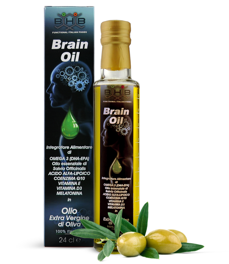 Brain Oil: Integratore Olio EVO Bio per il Cervello | BHB Srl